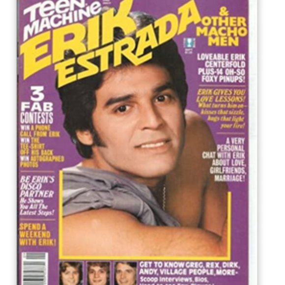 Other - September 1979 Teen Machine Magazine ERIK ESTRADA